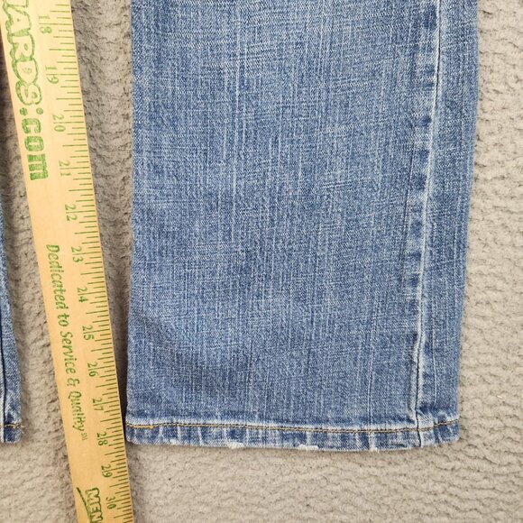 Levi's Jeans Womens Size 8 Curvy Bootcut Mid Rise 515 Stretch Blue Denim Ladies - Picture 4 of 12